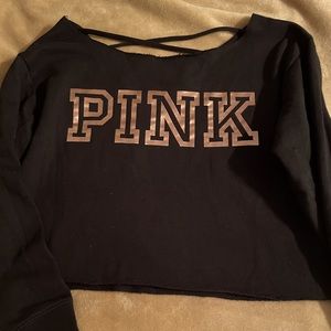 Pink crop sweatshirt